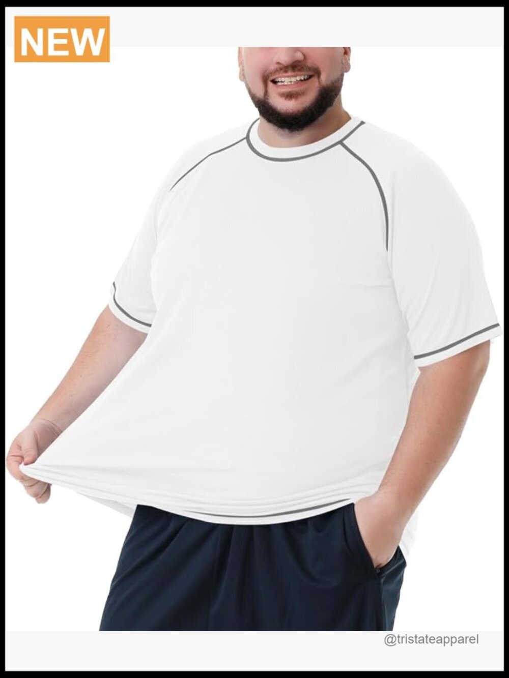 Mens Rash Guard UPF 50+ Sun Protection Quick Dry Swim Shirt